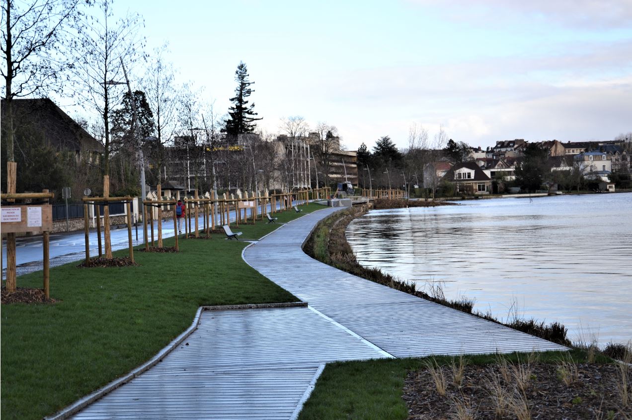 Promenade Tabarly à Enghien