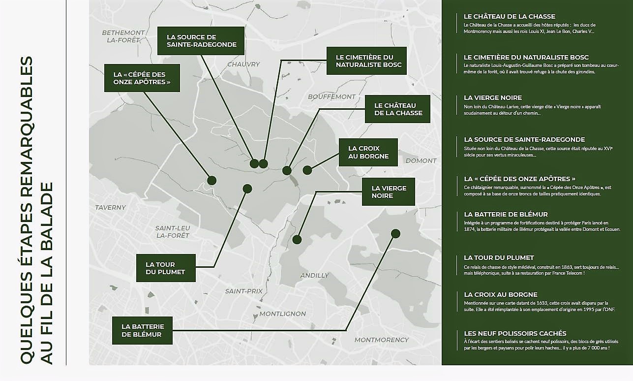 Plan parcours forêt augmentée