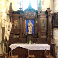 Découvrez les coulisses de la restauration du retable de la Vierge de l'église de Saint-Prix !