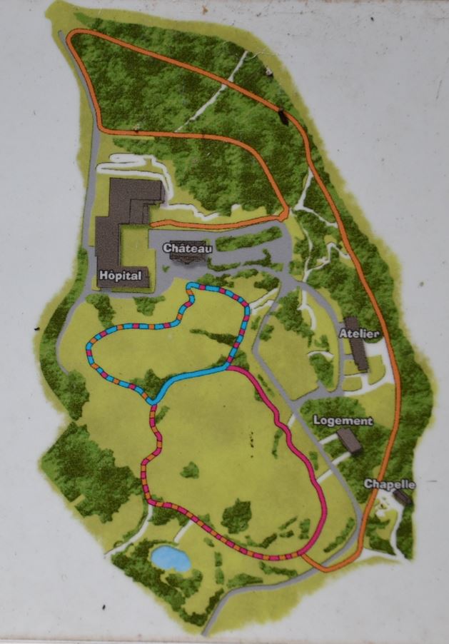 Plan parc du Château de la Tuyolle à Taverny