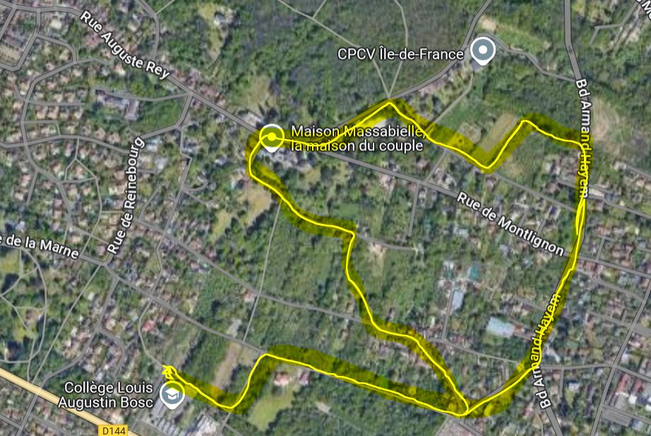Sentier Nature de Saint-Prix et boucle pour le retour