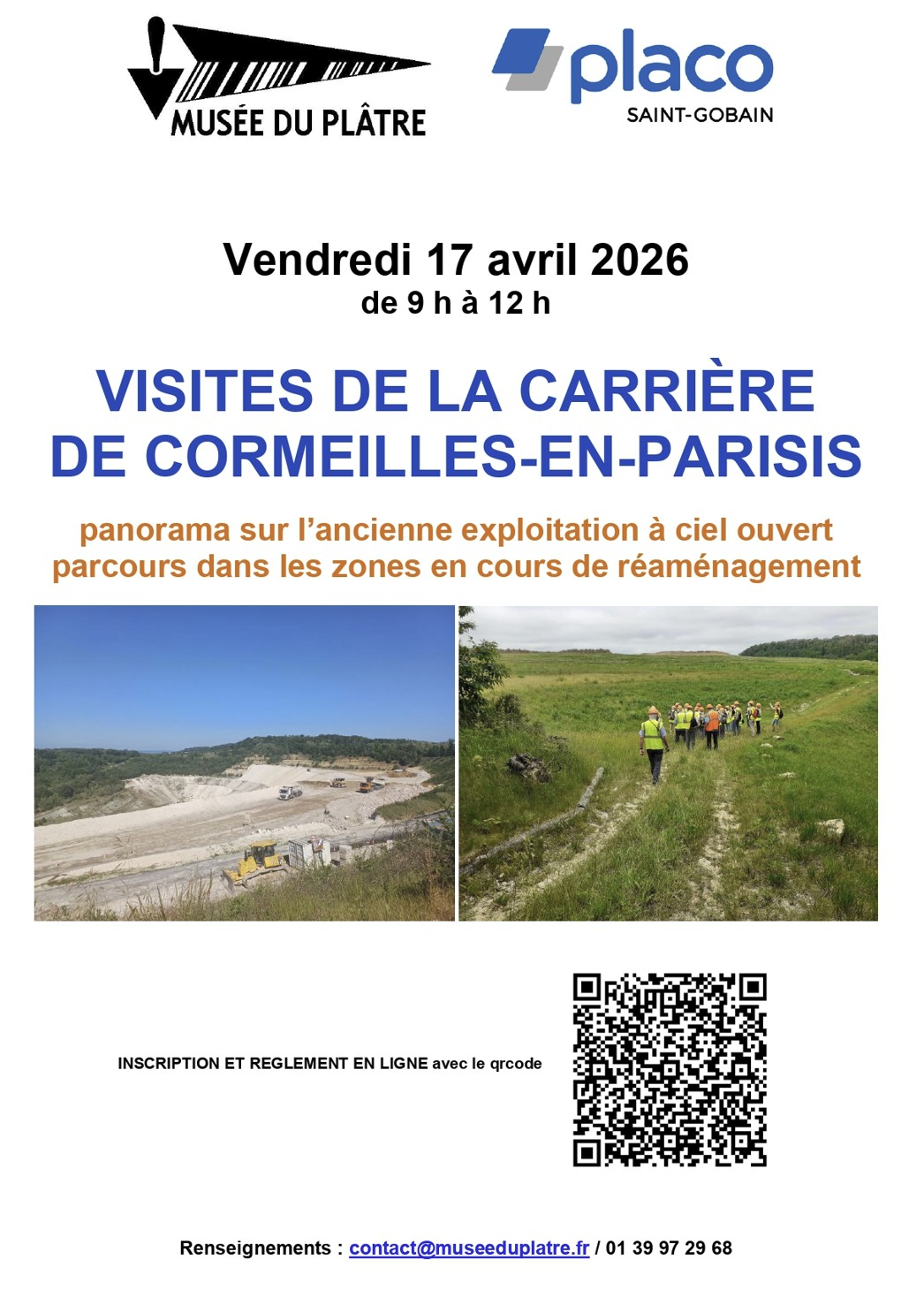 Visite carri&egrave;re Cormeilles - 2026
