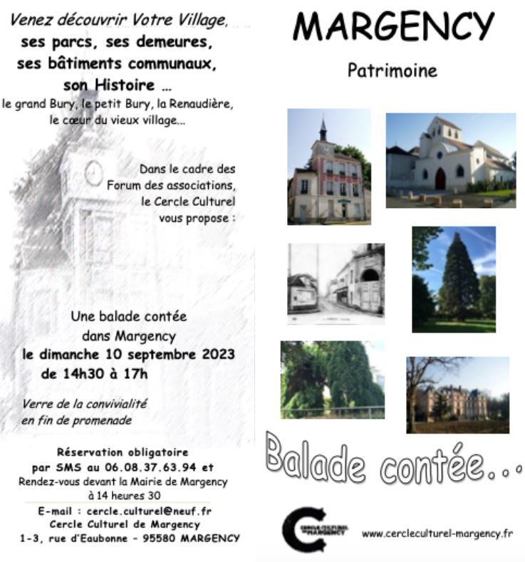 Balade contée à Margency - 10 septembre 2023