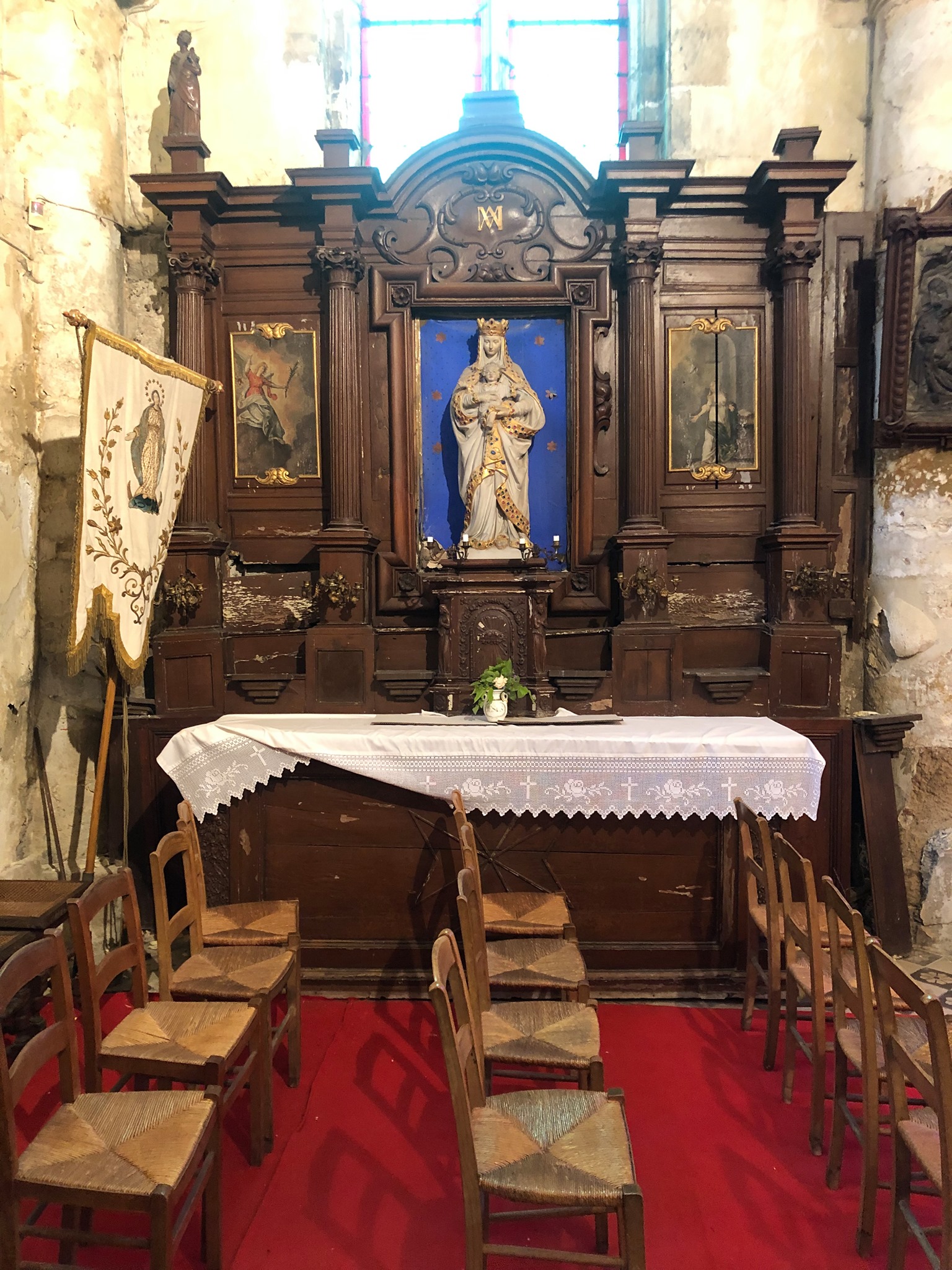 Retable de l'église de Saint-Prix (photo Christophe Séfrin)