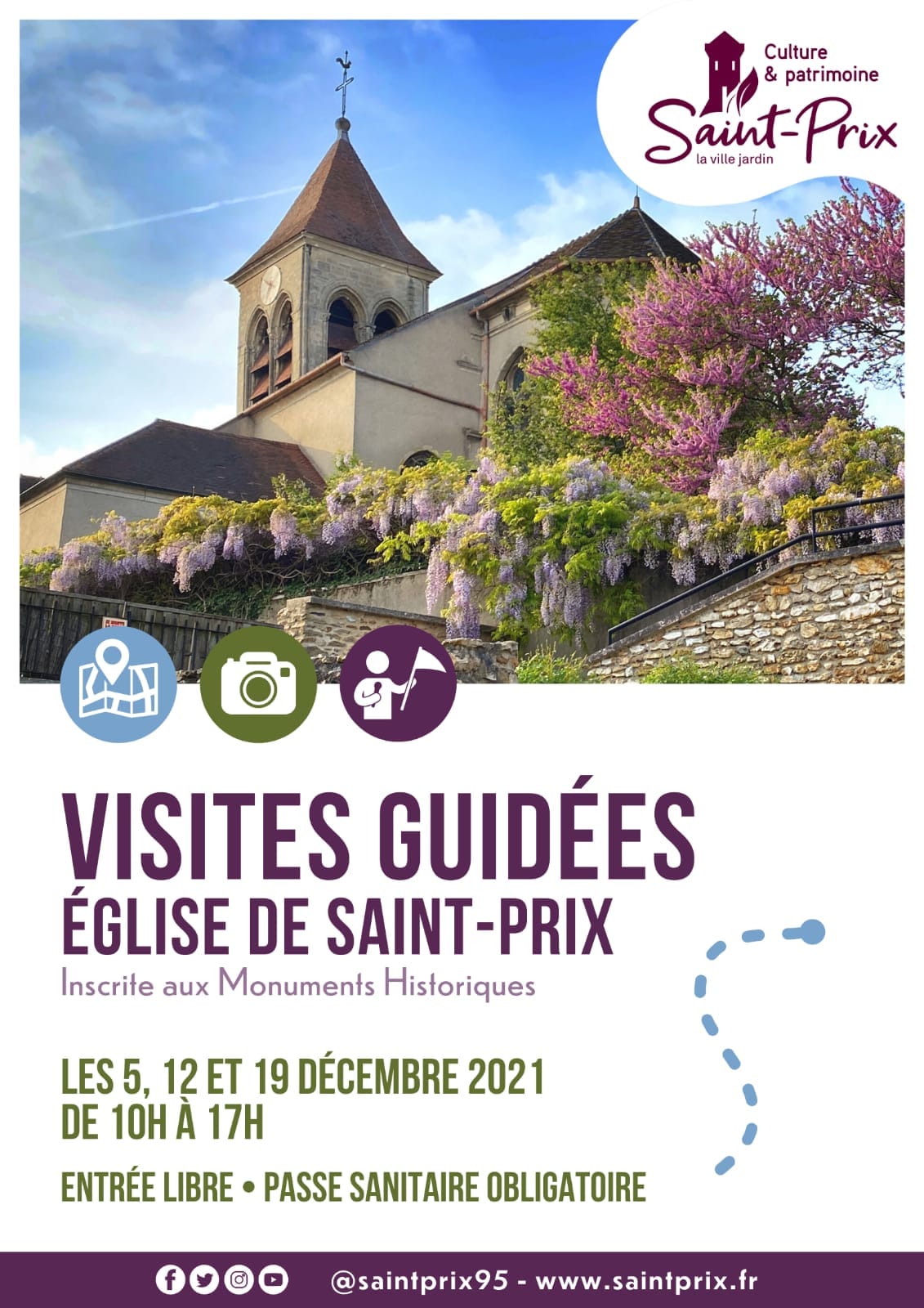 Visites eglise saint-prix decembre 2021