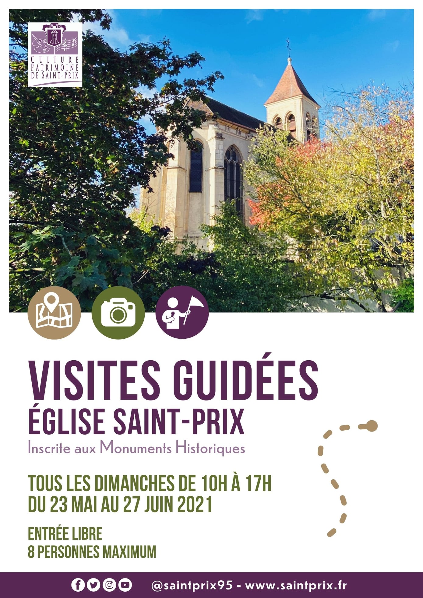 Visites église Saint Prix 2021