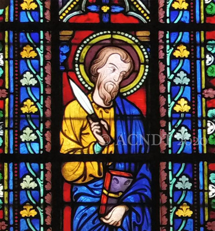 Vitrail de l'église de Taverny