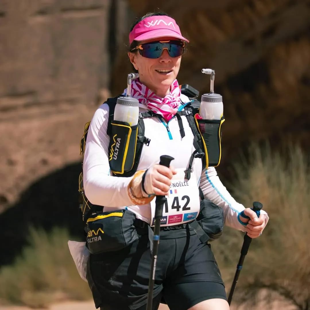 Marie-Noelle Richard lors de sa précédente aventure en Jordanie