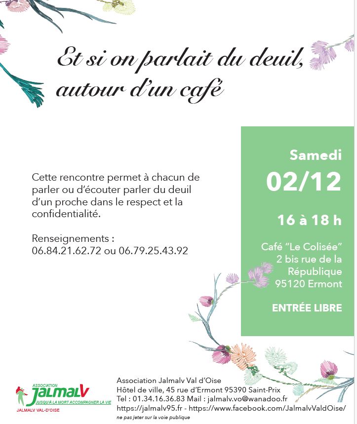 Café deuil 2 décembre 2023