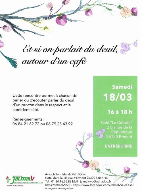 Café deuil à Ermont le 18 mars 2023