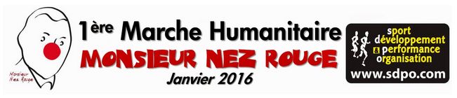 1ère marche humanitaire Monsieur Nez Rouge