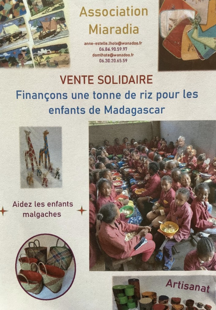 Association Miaradia - vente solidaire