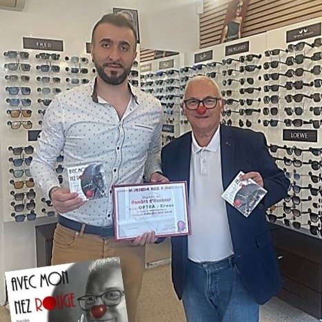 Monsieur Nez Rouge et Erwan d'Optea Groslay