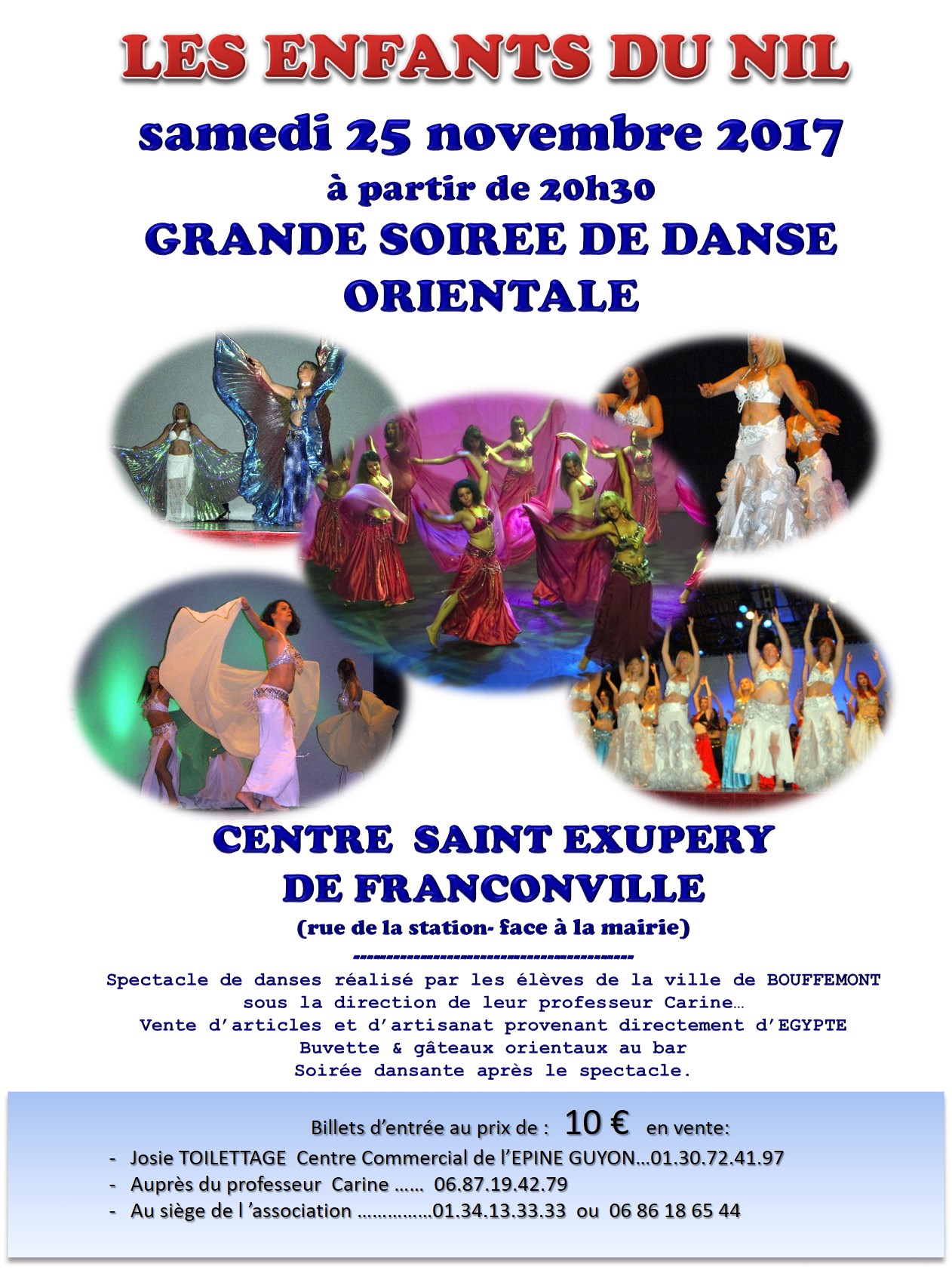 Grande soirée de danse orientale à Franconville