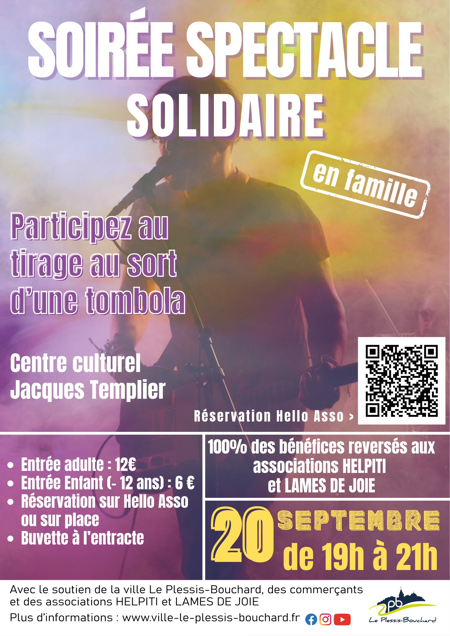 Soirée spectacle Le Plessis-Bouchard - 20 septembre 2025