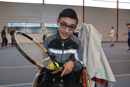 Valentin au tennis