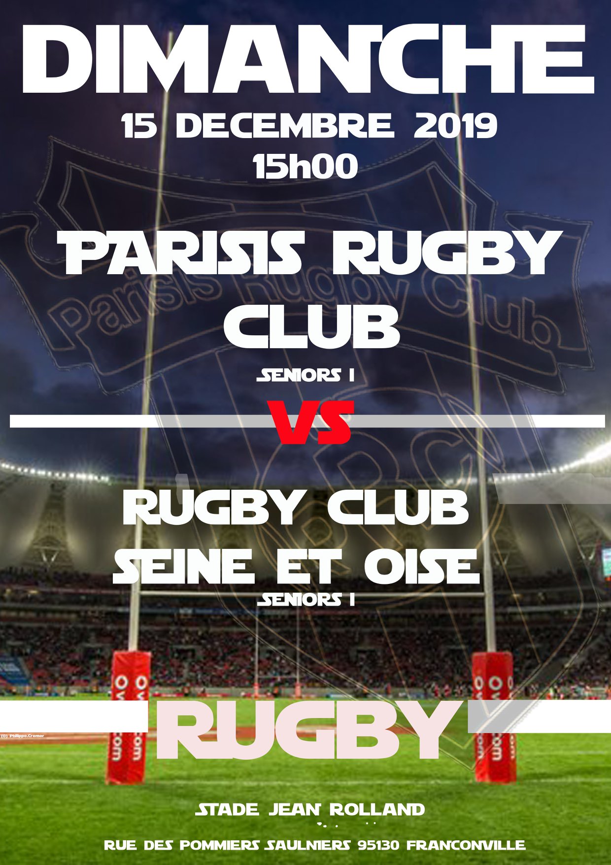 Parisis Rugby Club - Rugby Club Seine et Oise