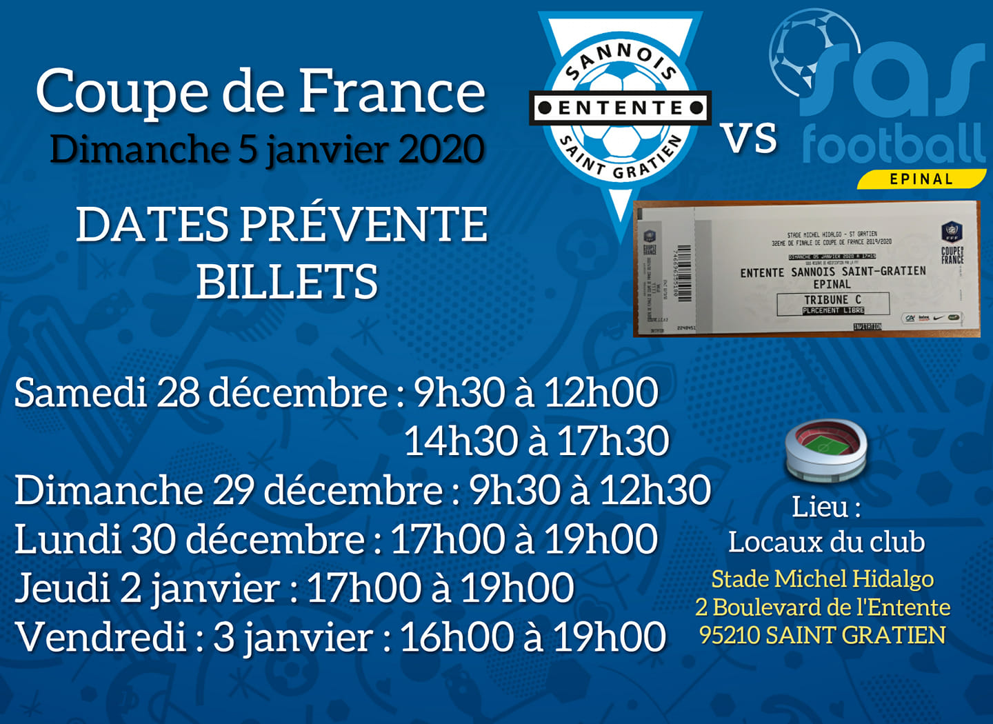 Entente - Epinal 5 janvier 2020