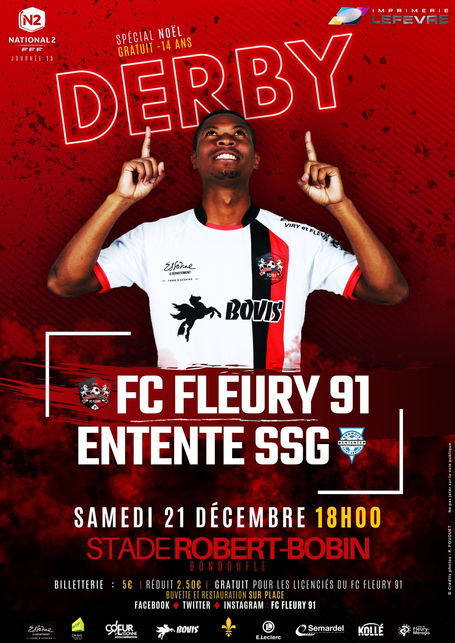Fleury FC  - Entente 21 décembre 2019