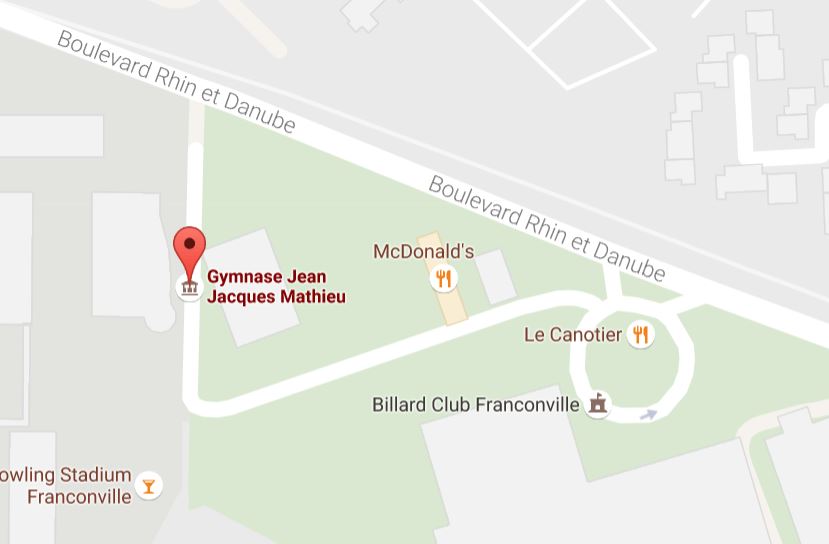 PLAN GYMNASE JEAN-JACQUES MATTHIEU à FRANCONVILLE