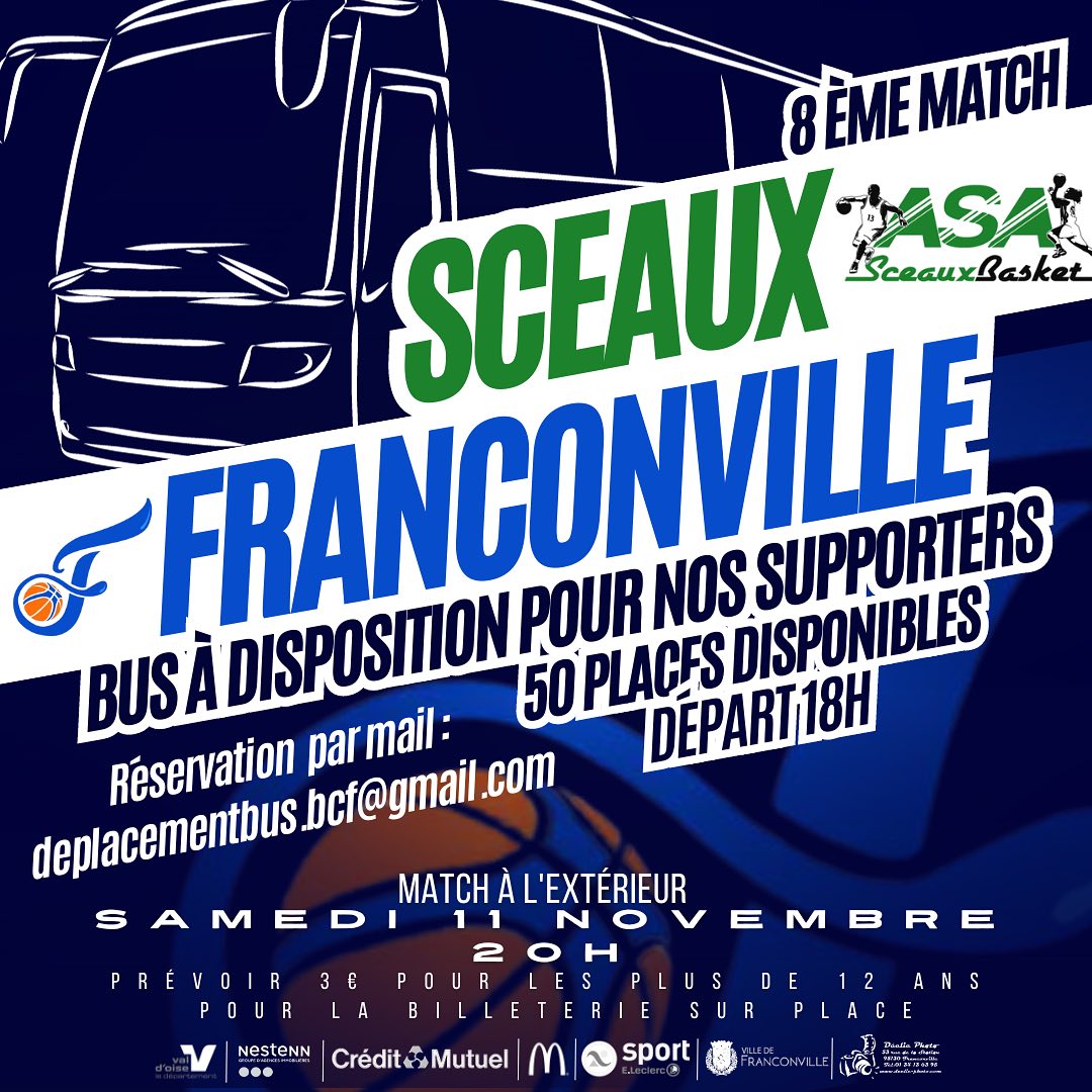 Sceaux - Franconville 11 novembre 2023