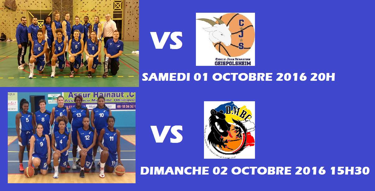 MATCHS DU 1ER ET  OCTOBRE 2016 A FRANCONVILLE