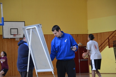 David Urizzi pendant l'entrainement