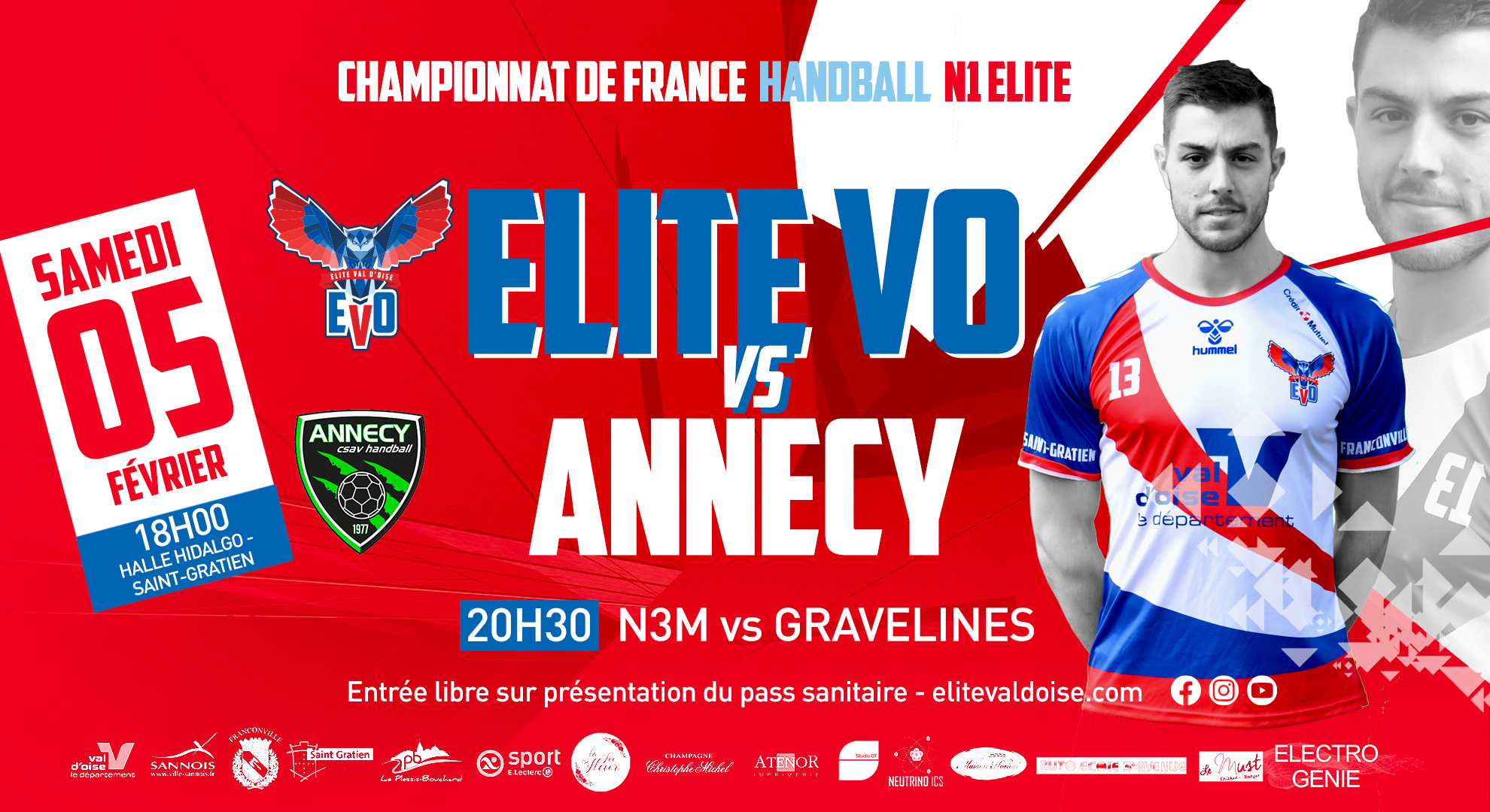 Elite Val d'Oise - Annecy - 5 février 2022