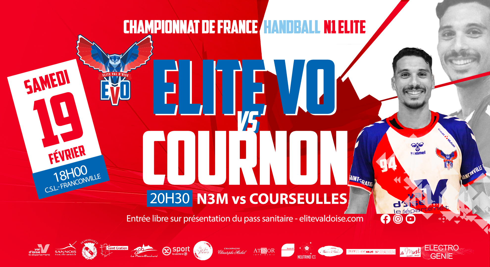 Elite Val d'Oise Handball - Cournon