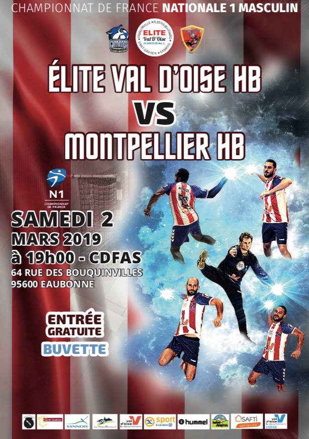 Elite Val d'Oise - Montpellier 2 mars 2019