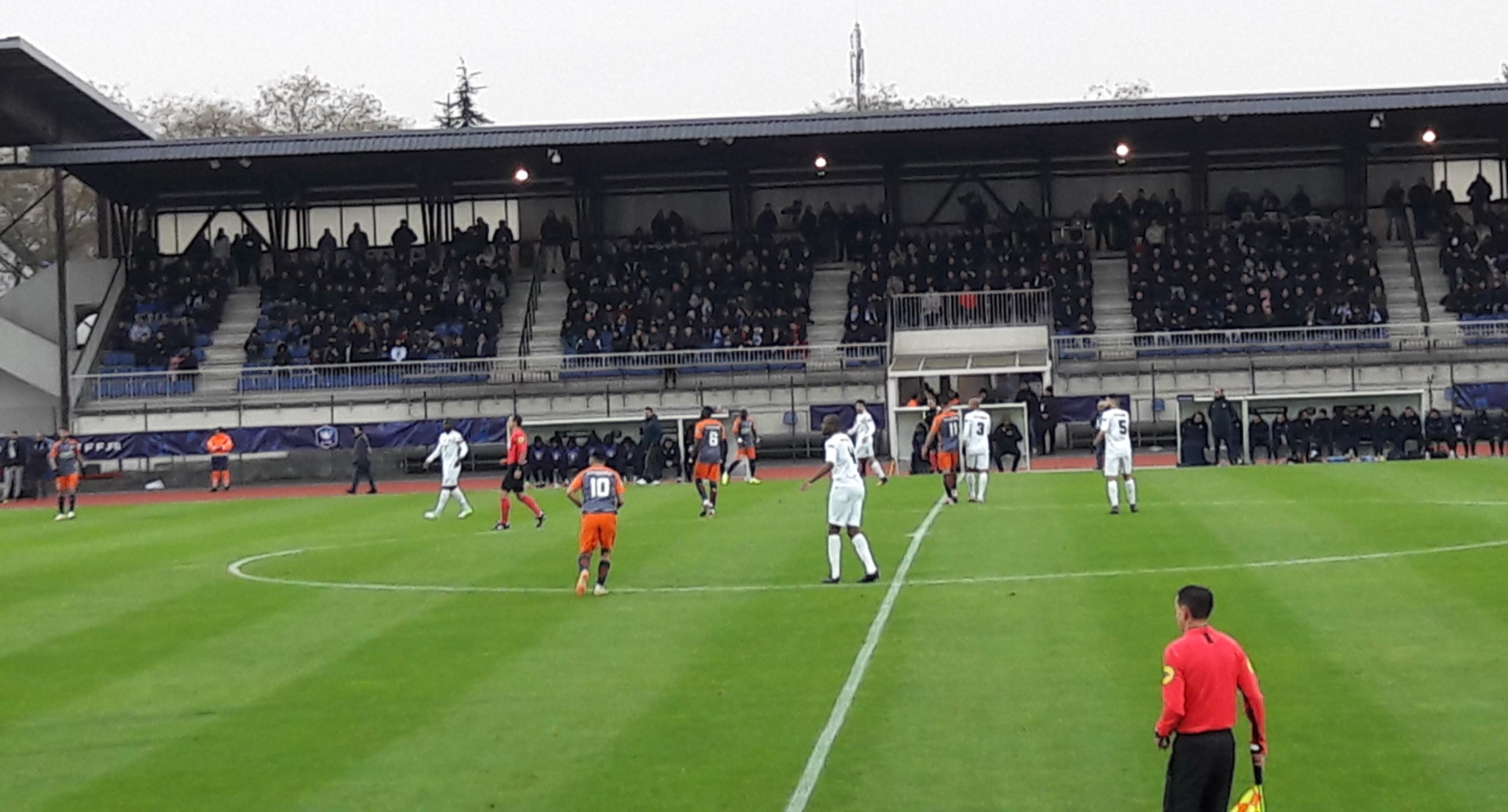 Entente sannois saint-Gratien face à Montpellier