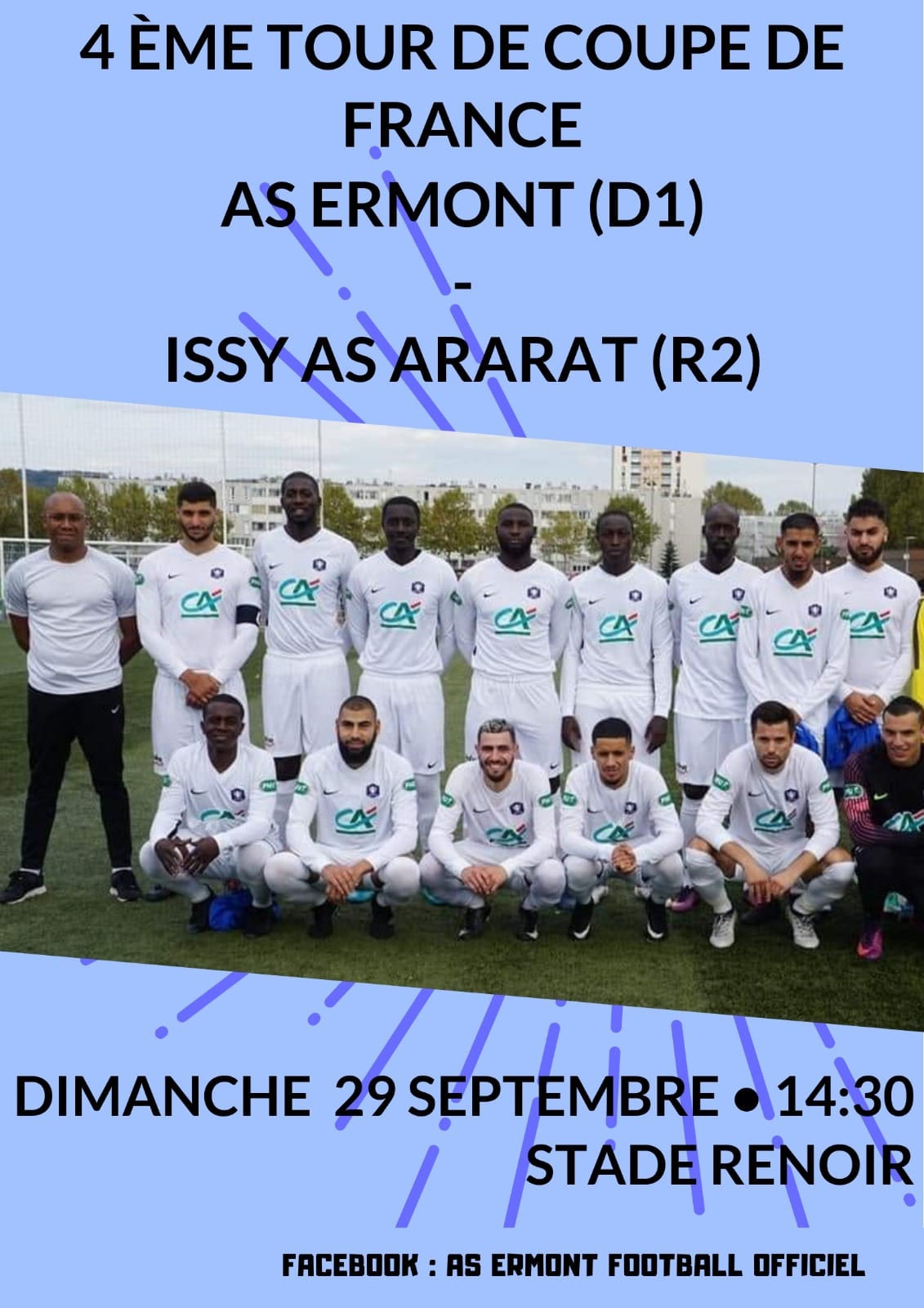 Ermont - Issy 4e tour de Coupe de France