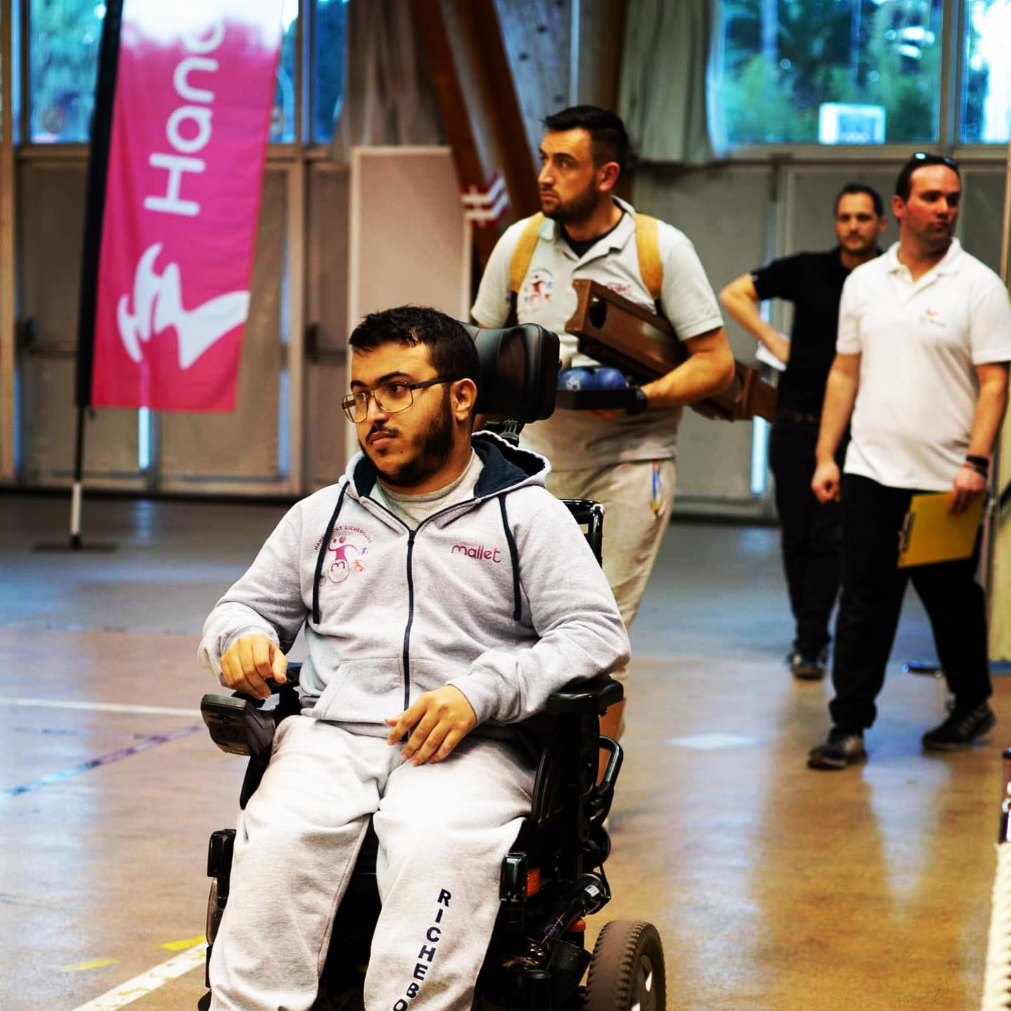 Najim Rheffouli champion de boccia