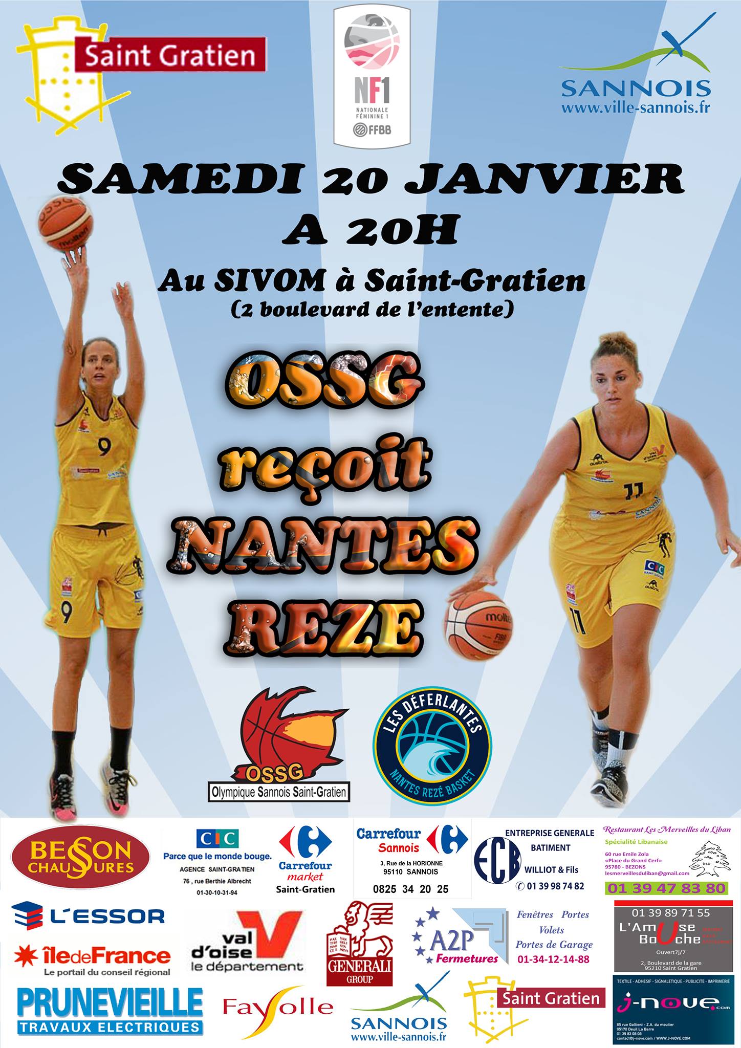 OSSG - Nantes Rezé Espoir 20 janvier 2018