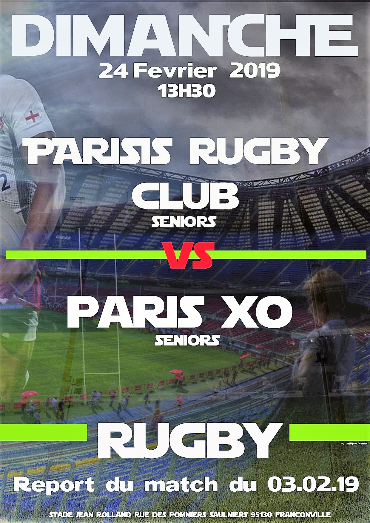 Parisis Rugby Club - Paris Xo Rugby