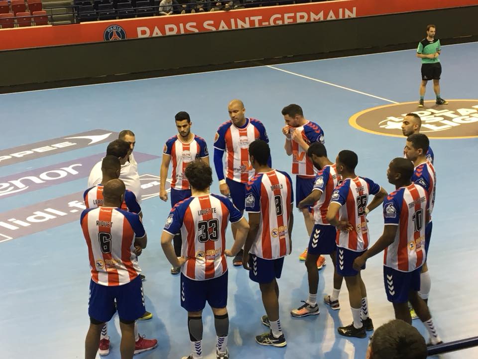 L'équipe de l'Elite Val d'Oise Handball (photo issue de la page facebook du club)