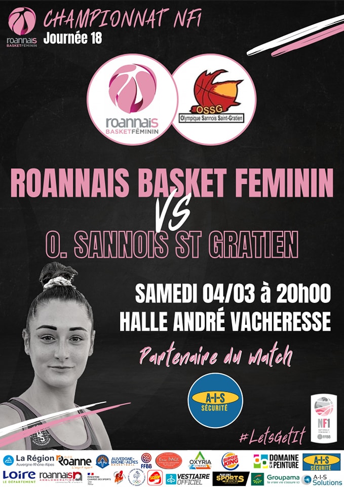 Roannais Basket - OSSG - 4 mars 2023