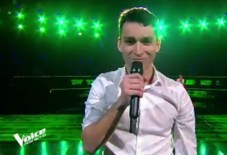 Tarik dans The Voice (image emission tf1)