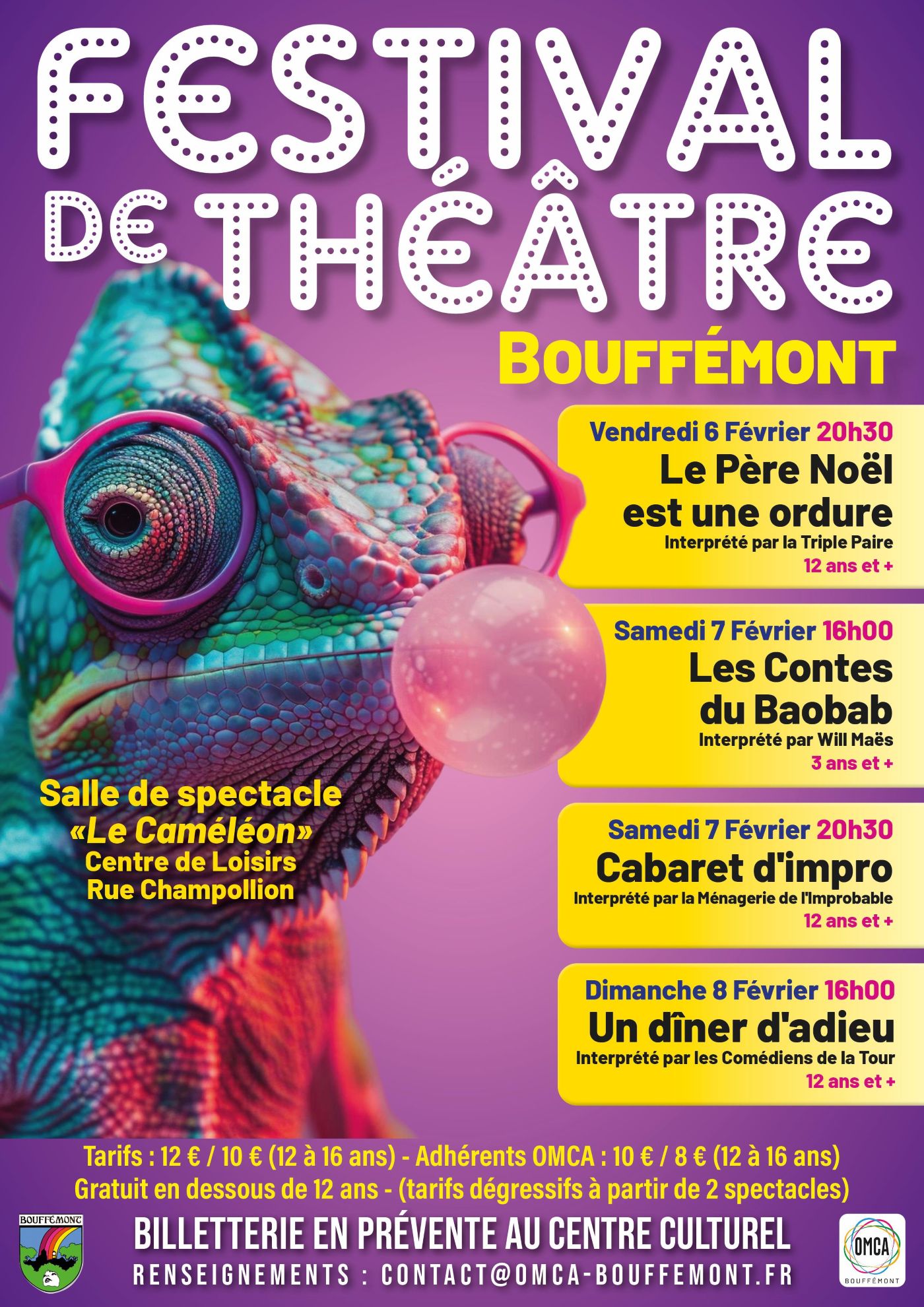 Festival de th&eacute;&acirc;tre Bouff&eacute;mont - 