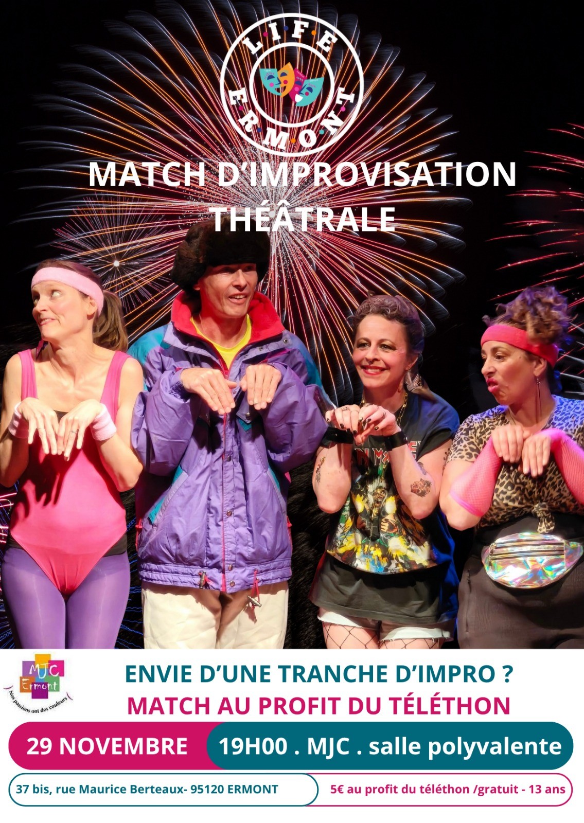 Spectacle improvisation Ermont - 29 novembre 2025