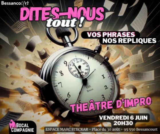Improvisation théâtrale Bessancourt - 6 juin 2025