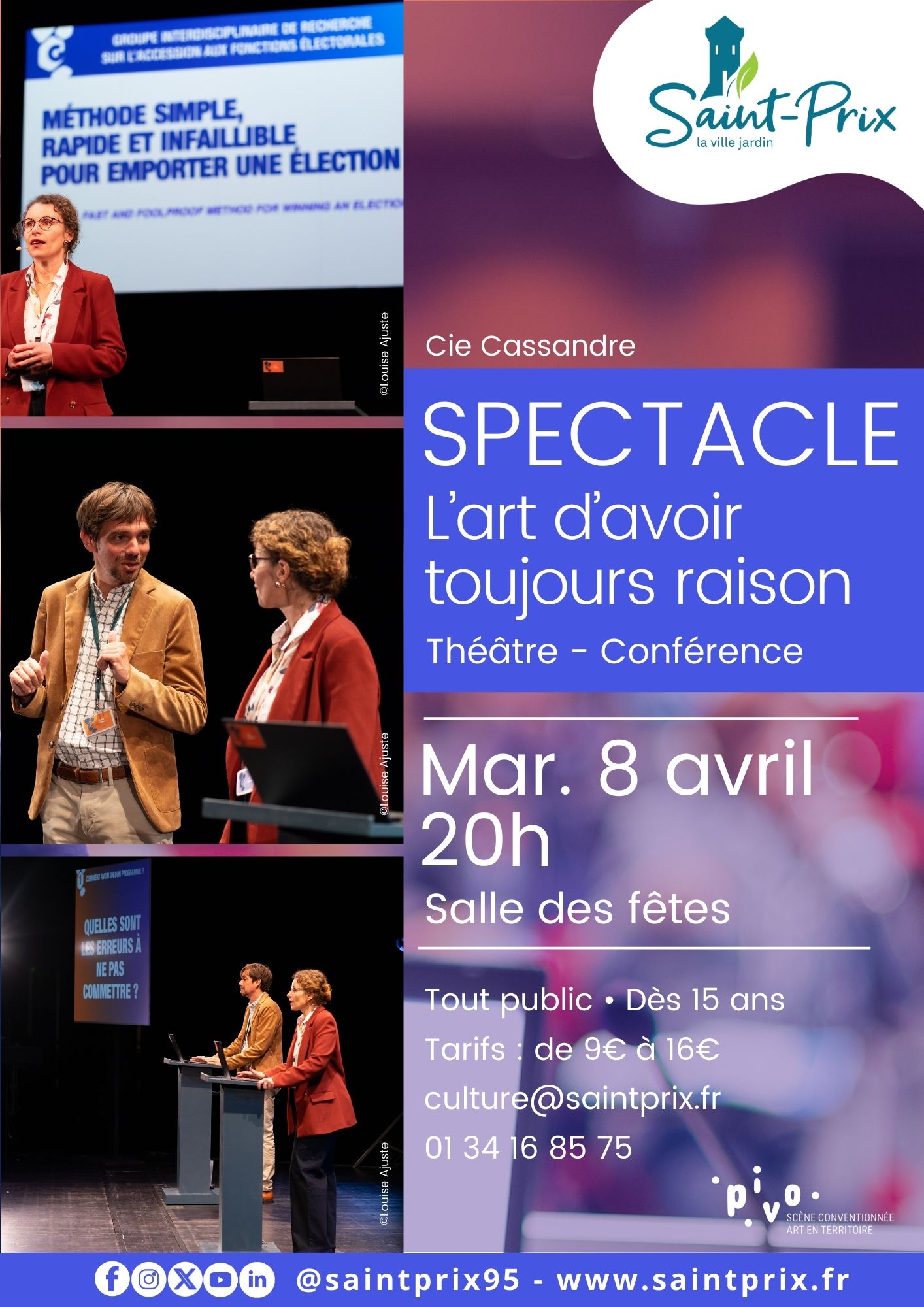 THEATRE L'art d'avoir toujours raison