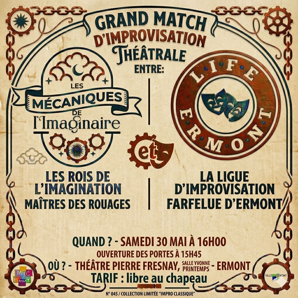 The&acirc;tre d'impro - Ermont - 30 mai 2026