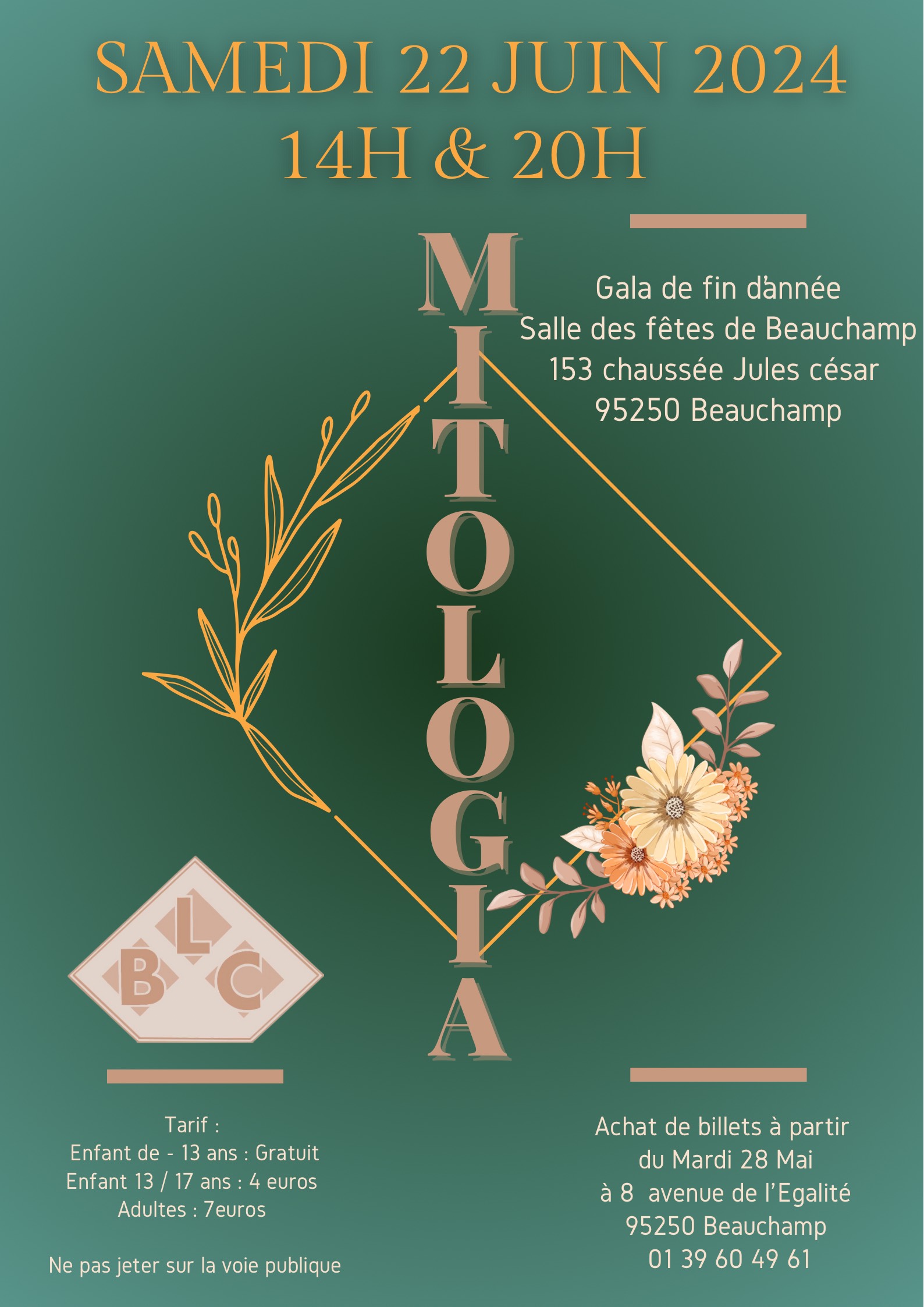 GALA DANSE Mitolgia Beauchamp