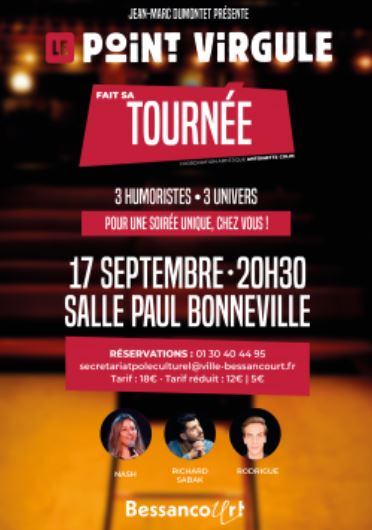 Le Point Virgule fait sa tournée - Bessancourt