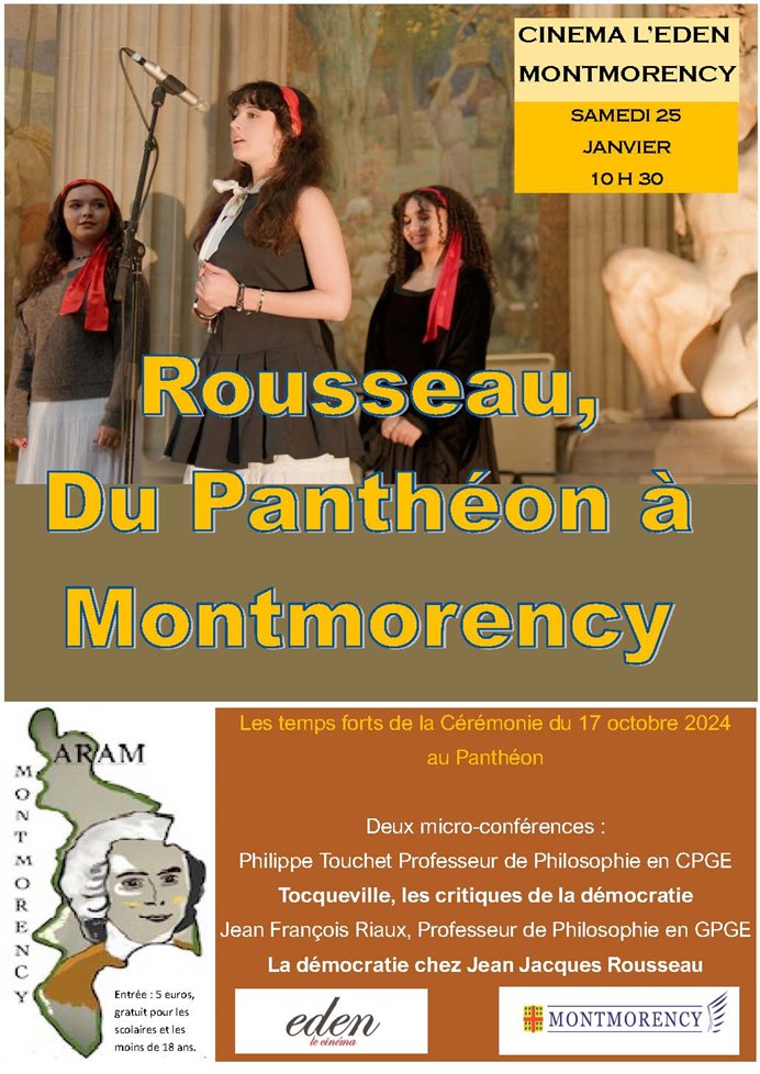 Rouseau, Du Panthéon à Montmorency - 2025