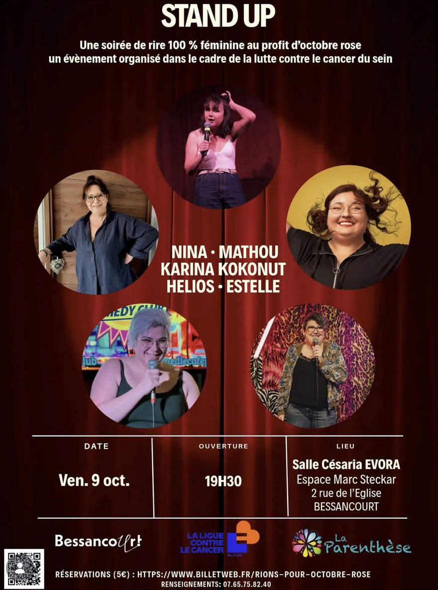 Stand up Bessancourt - 9 octobre 2026