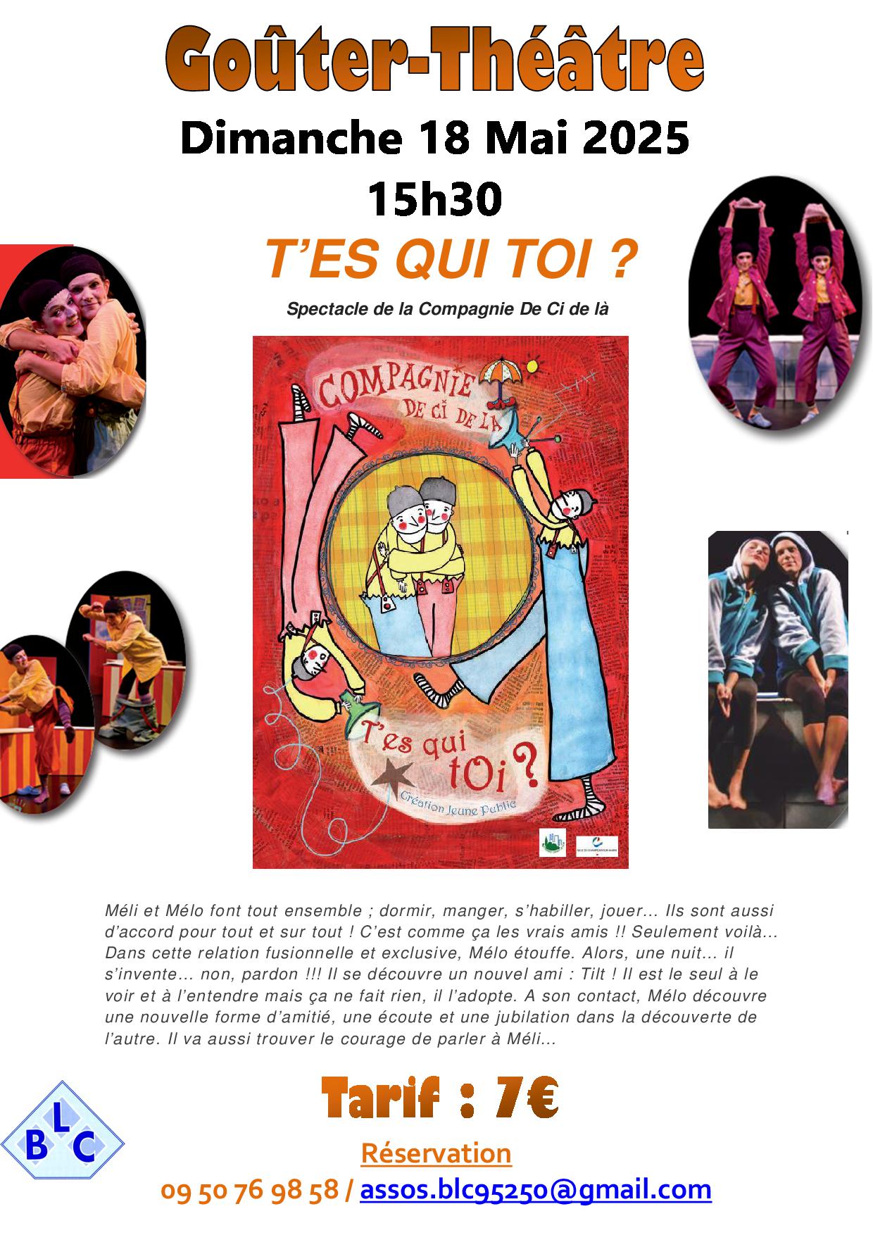 Gouter théâtre T'es qui toi ?