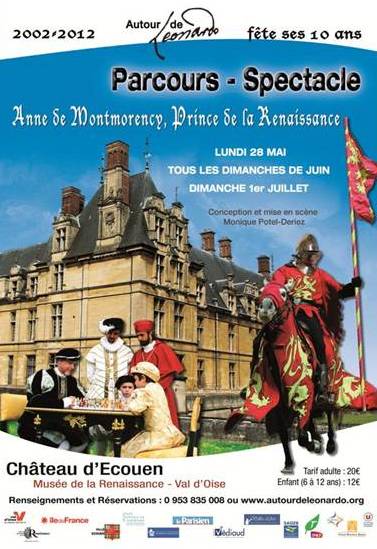 parcours spectacle Anne de Montmorency