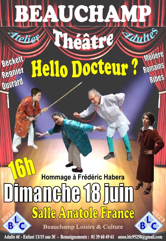 THEATRE Hello Docteur